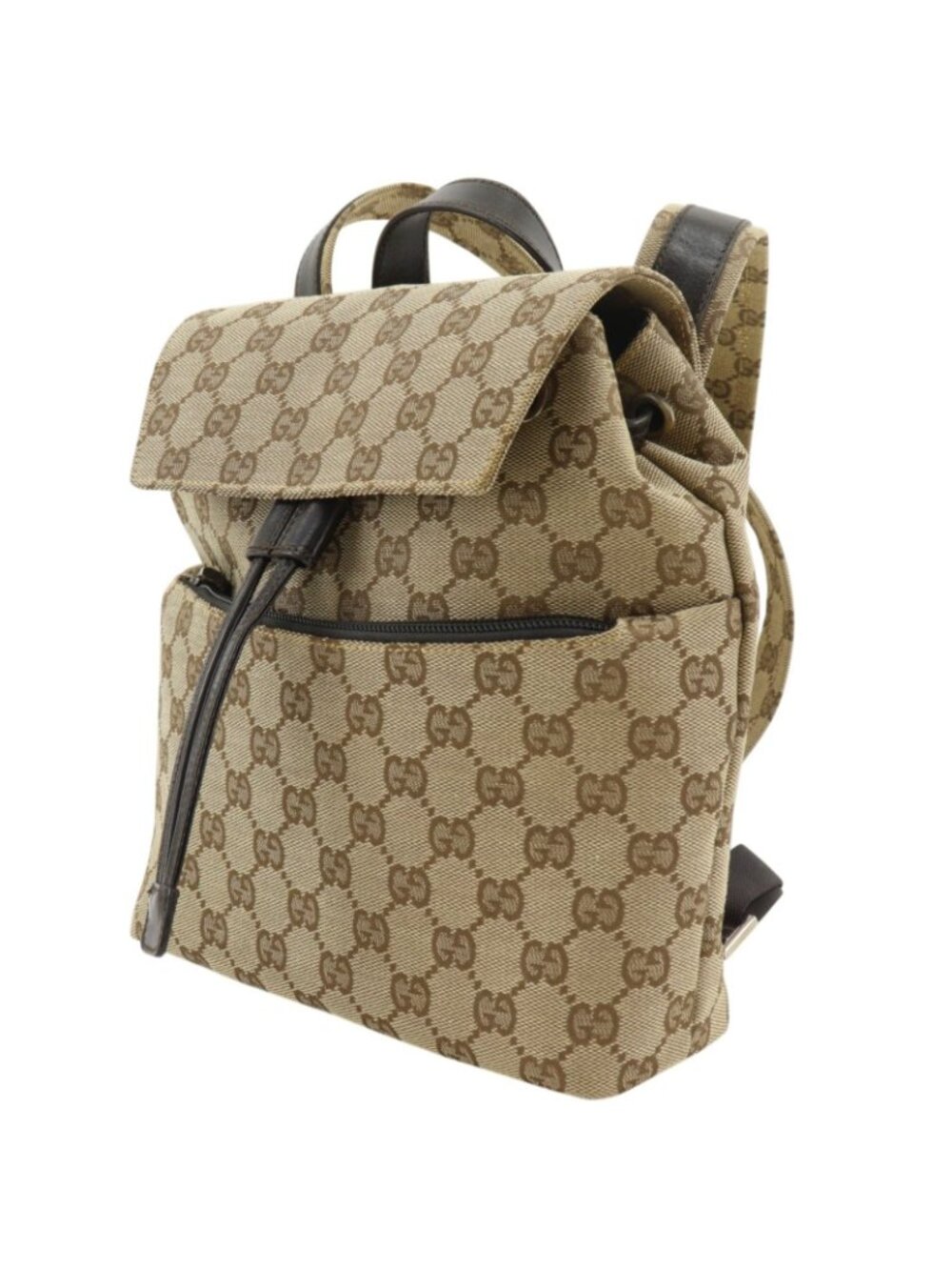 Gucci GG Canvas Brown Backpack - Picture 2 of 10